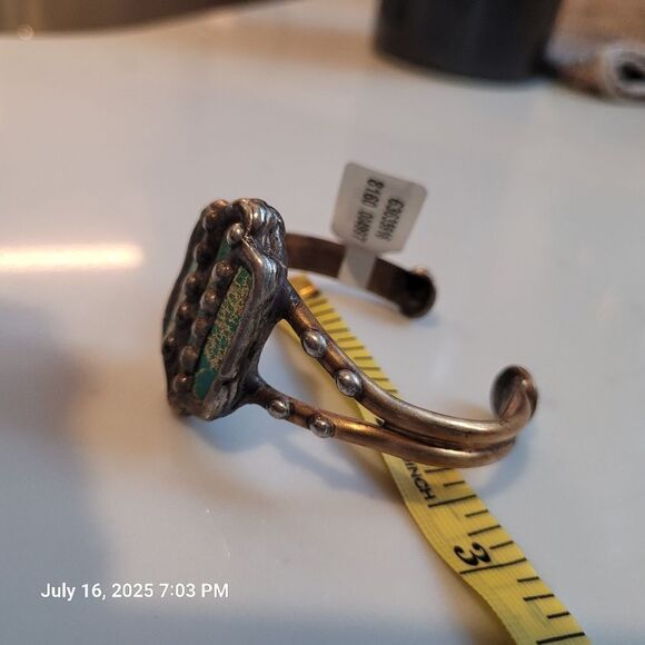 Mikal Winn For Free People Signed Triple Jasper Cuff NWT - Picture 6 of 7